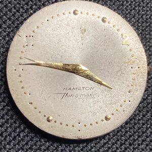 Hamilton Watch Co vintage Thinomatic parts/restore lot, movement stamped 628